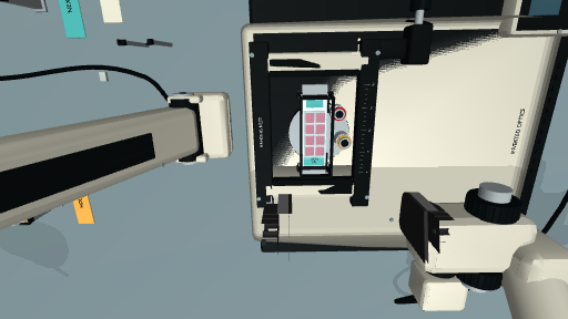 Actual final wrist camera observation